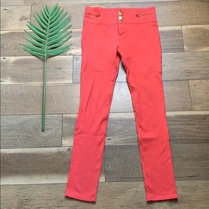 Chocolate Orange High Waisted Skinny Jeggings sz L